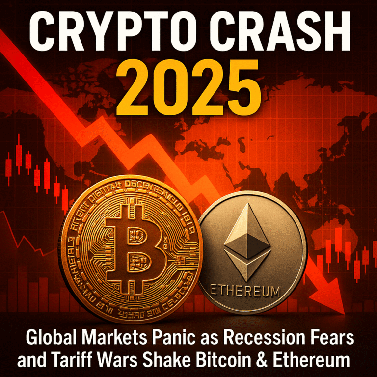 Crypto Crash 2025: Global Markets Panic as Recession Fears and Tariff Wars Shake Bitcoin & Ethereum